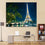 Paris Tower Under The Night View - DIY Painting by Numbers Kit