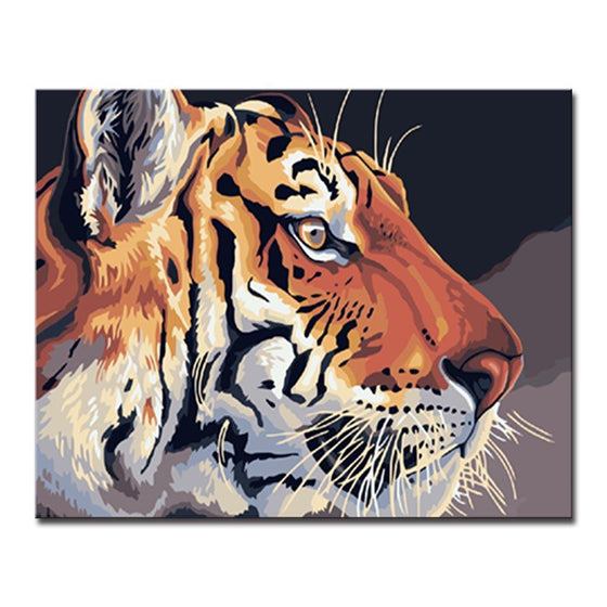 The Proud Tiger - DIY Painting by Numbers Kit