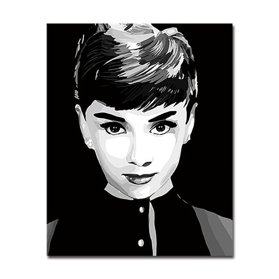 Audrey Hepburn - DIY Painting by Numbers Kit