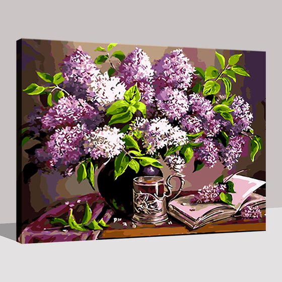 Hyacinth Flower - DIY Painting by Numbers Kit