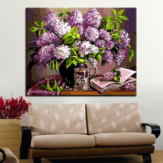 Hyacinth Flower - DIY Painting by Numbers Kit