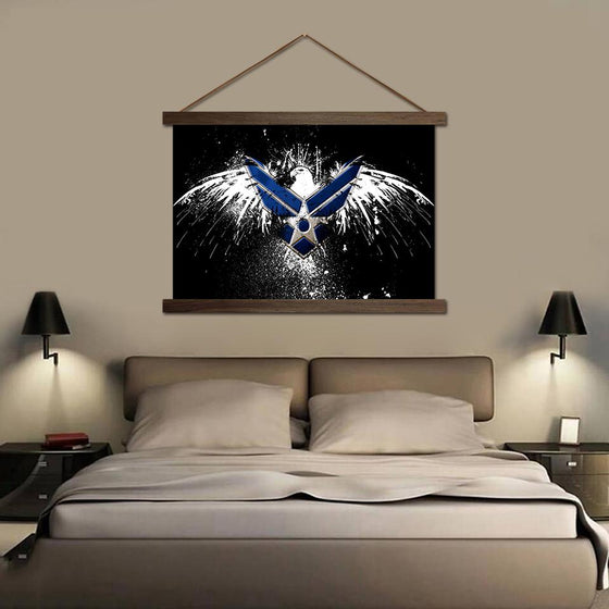 Air Eagle - Canvas Scroll Wall Art Bedroom