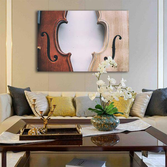 A Pair Of Violins 1 Panel Canvas Wall Art Decor