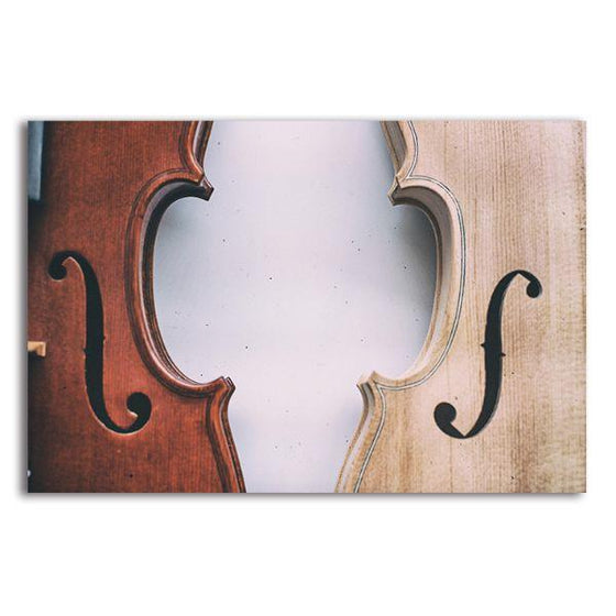 A Pair Of Violins 1 Panel Canvas Wall Art