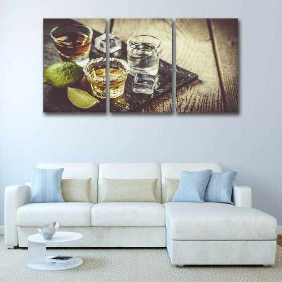 A Shot Of Liquor Canvas Wall Art Living Room