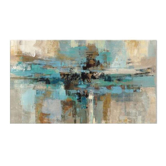Abstract Hand Painted Canvas Wall Decoration