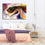 Abstract Human Profiles Canvas Wall Art Bedroom