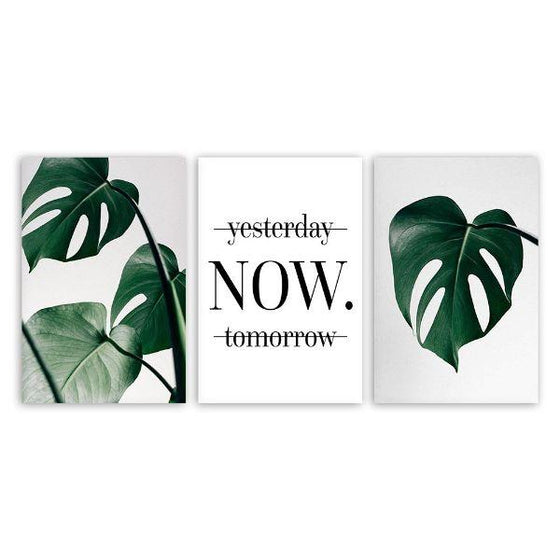 Act Now Motivational Canvas Wall Art