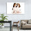 Pair Of Beagle Dogs Canvas Wall Artt Living Room