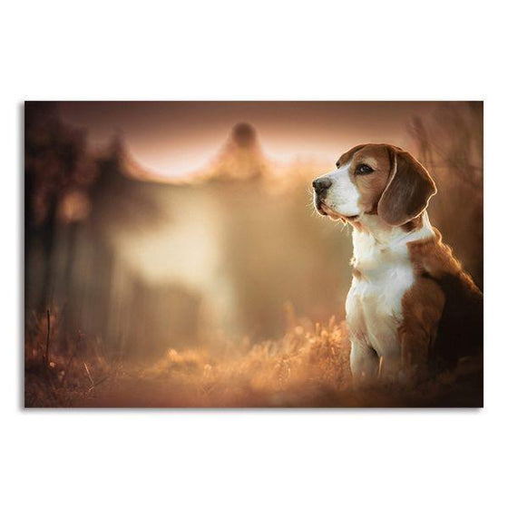 Beagle Puppy Canvas Wall Art