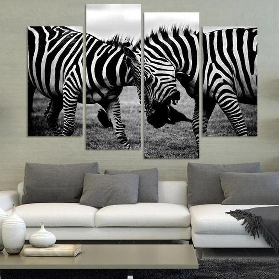 African Zebra Wall Art