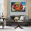 Alluring Colorful Tiger Canvas Wall Art Decor