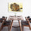 Alluring Leopard Canvas Wall Art Dining Room