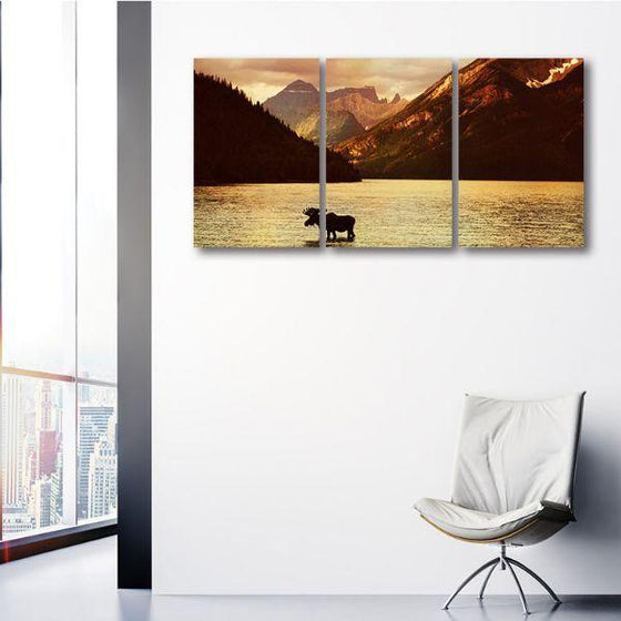 Alluring Mountain Ranges Canvas Wall Art Print