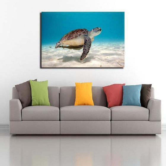 Alluring Sea Turtle Canvas Wall Art Ideas