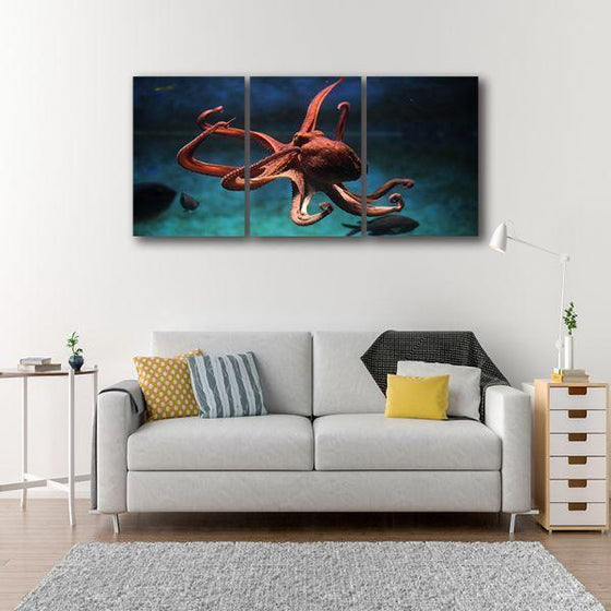 Amazing Octopus Canvas Wall Art Decor
