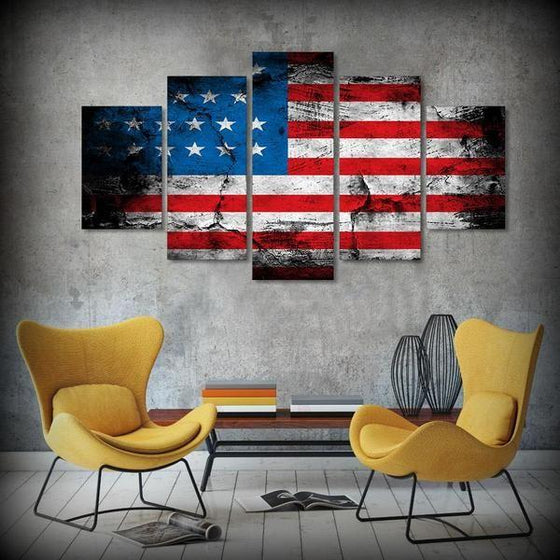 American Flag Wall Art Metal Idea