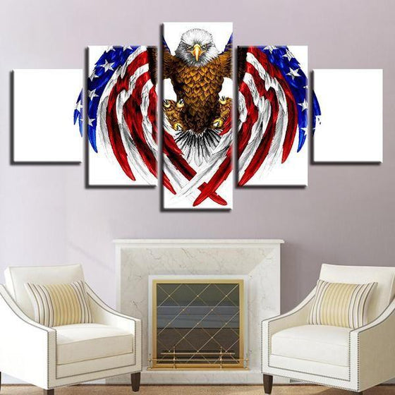 American Flag Wall Art Wood Decors