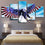 American Flag Wall Art Wood Idea