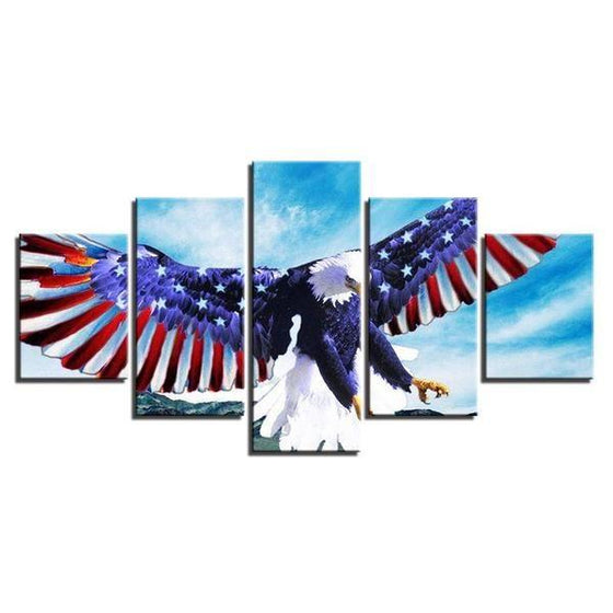 American Flag Wall Art Wood Prints