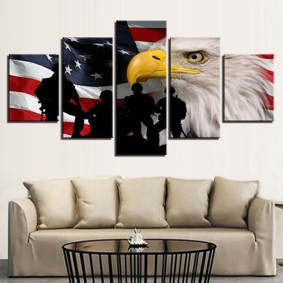 American Flag Wall Art Wood