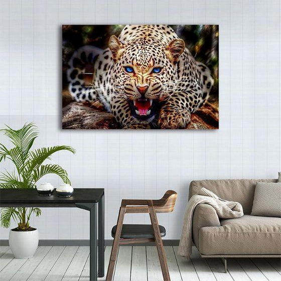 Amur Leopard 1 Panel Canvas Wall Art Living Room