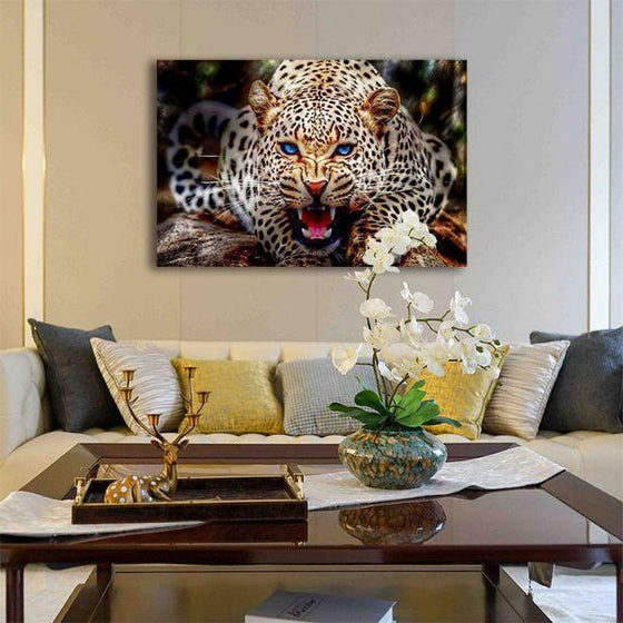 Amur Leopard 1 Panel Canvas Wall Art Print