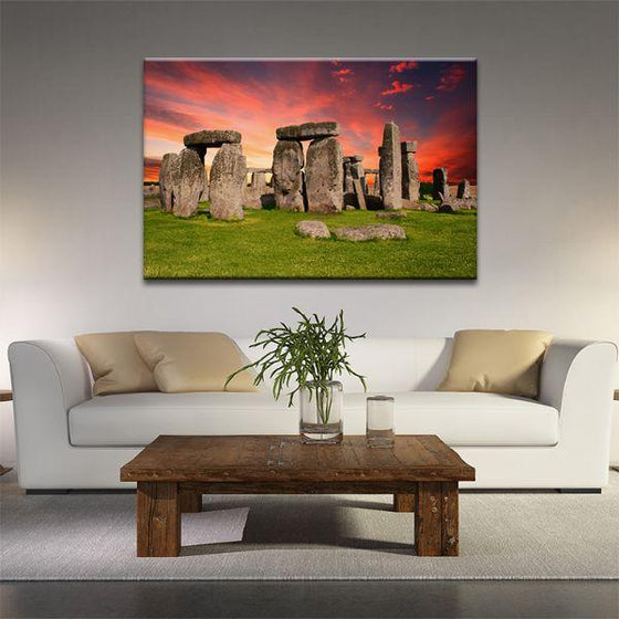 Ancient Stonehenge Canvas Wall Art Office