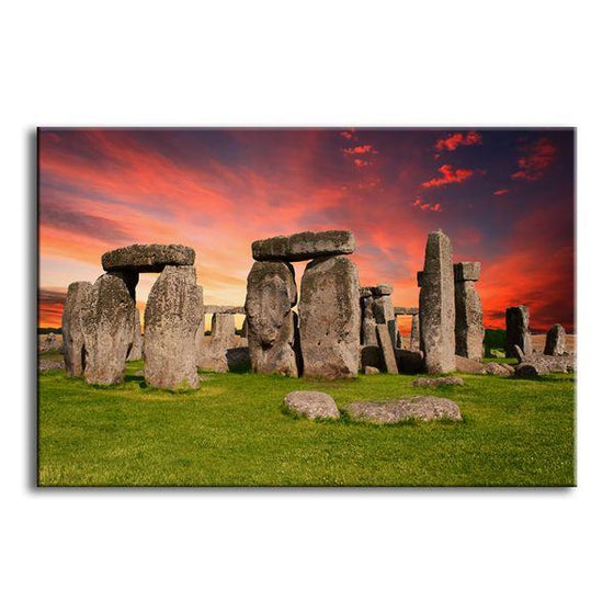 Ancient Stonehenge Canvas Wall Art