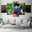 Anime Wall Art 5 Panel Print