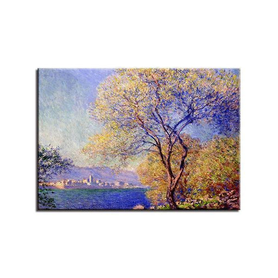 Antibes By Claude Monet Canvas Wall Art