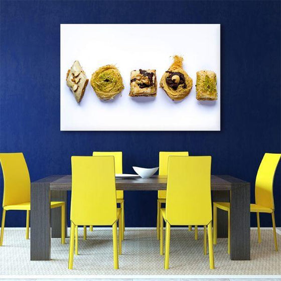 Arabic Pastries Canvas Wall Art Dining Room