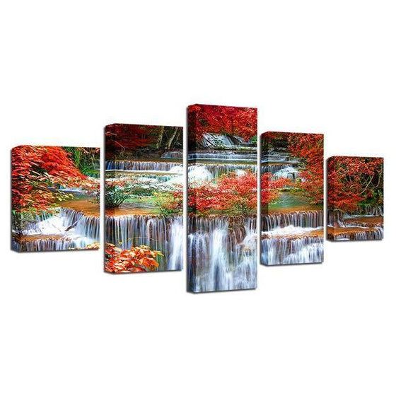 Arched Wall Art Waterfall Canvases