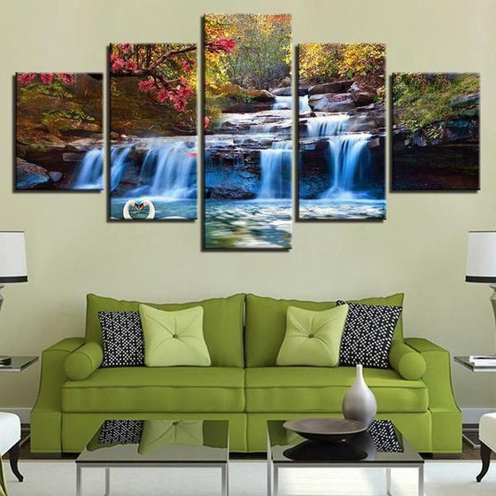 Arched Wall Art Waterfall Decors