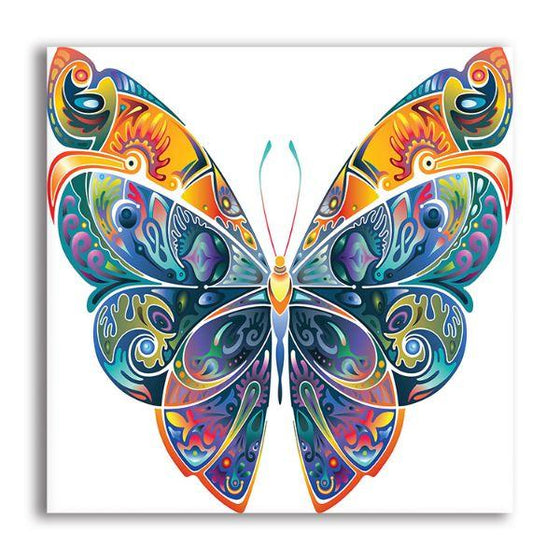 Artful Butterfly Canvas Wall Art