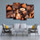 Assorted Fine Chocolates 4 Panels Canvas Wall Art Living Room