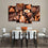 Assorted Fine Chocolates 4 Panels Canvas Wall Art Set