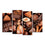 Assorted Fine Chocolates 4 Panels Canvas Wall Art