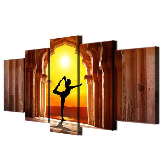 Basic Yoga Pose Wall Art Decor
