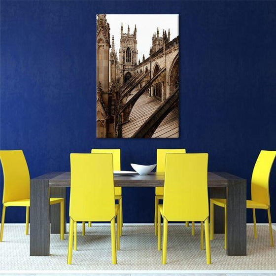 Bath Abbey In England Canvas Wall Art Dining Room