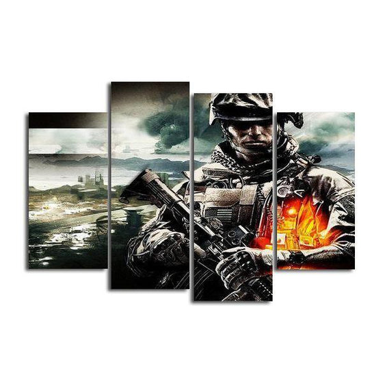 Battlefield 5 Assault Class Canvas Wall Art