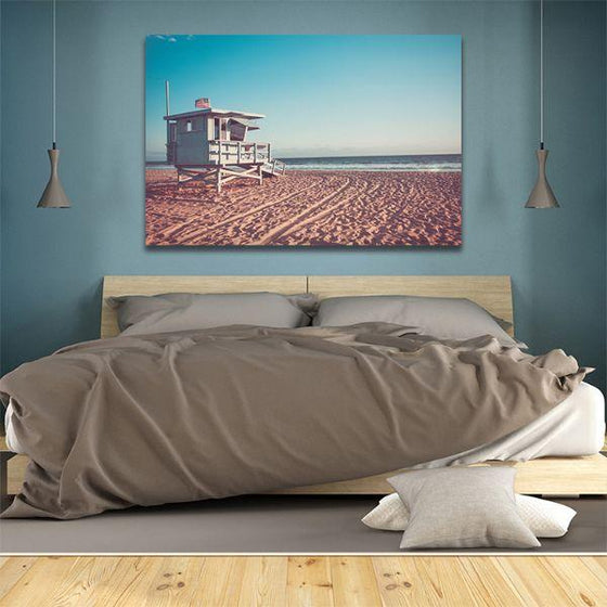 Beach Lifeguard Station Canvas Art Bedroom