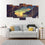 Beach Side Cave & Sunset 5-Panel Canvas Wall Art Living Room