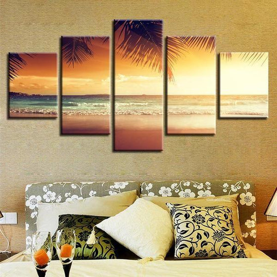 Beach Sunrise Canvas Wall Art Ideas