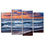 Best Sunset And Waves 4 Panels Canvas Wall Art