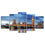 Big Ben & Westminster 5 Panels Canvas Art