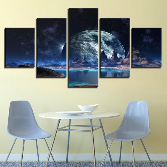 Big Galaxy Wall Art Dining Room