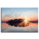 Birds Flying At Sunset Canvas Wall Art