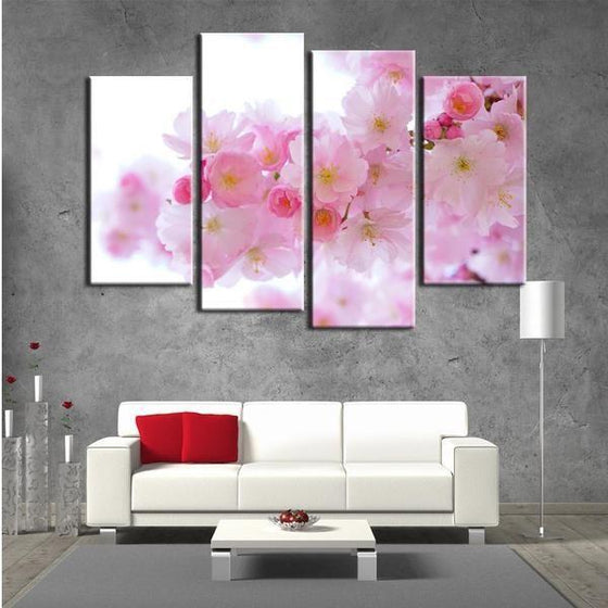 Black And White Flowers Wall Art