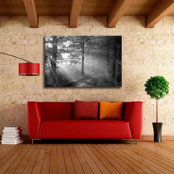 Black And White Forest Wall Art Ideas
